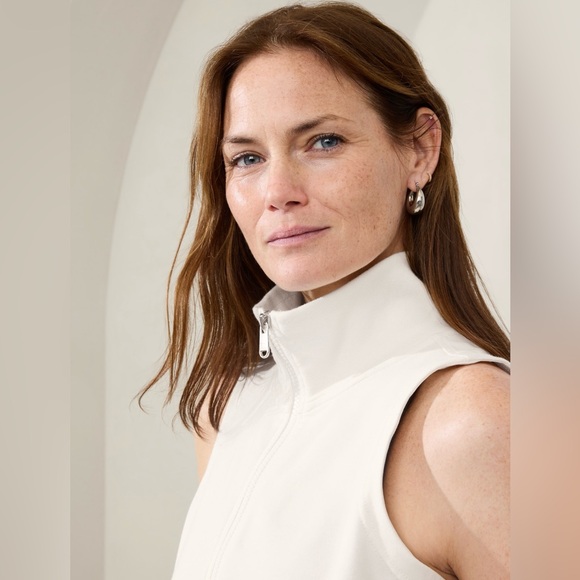 Athleta Retroterry Romper // Magnolia White - Picture 5 of 8